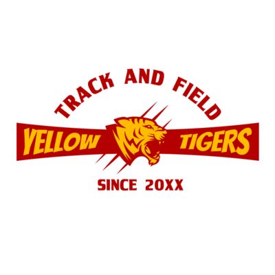 Tigers Track & Field Team 02 Miniatura