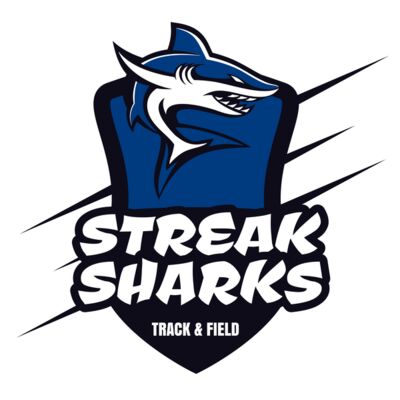 Sharks Track & Field Team Logo 01 Miniatura